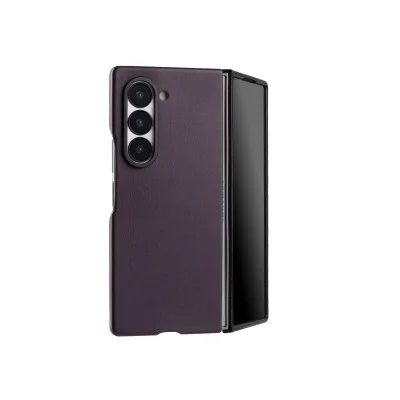 Cover Samsung Z Fold 6 Snap Pro Case Leather Melkco - Dark Purple